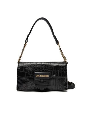 BORSA PL SOFT CROCO NERO