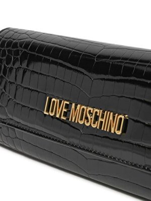 BORSA SHINY CROCO PU NERO