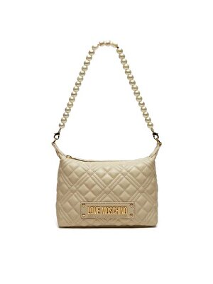 BORSA QUILTED  PU AVORIO