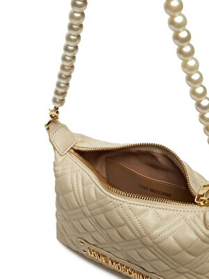BORSA QUILTED  PU AVORIO