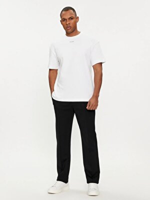 Calvin Klein Erkek Beyaz Kısa Kollu T-Shirt