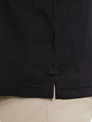 Calvin Klein Erkek Logo Detaylı Siyah Polo Yaka T-Shirt
