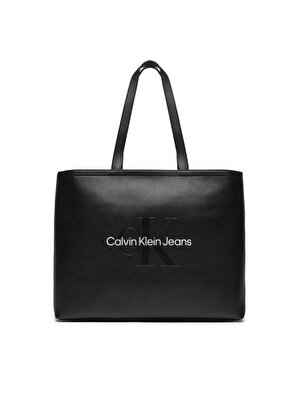 SCULPTED SLIM TOTE34 MONO