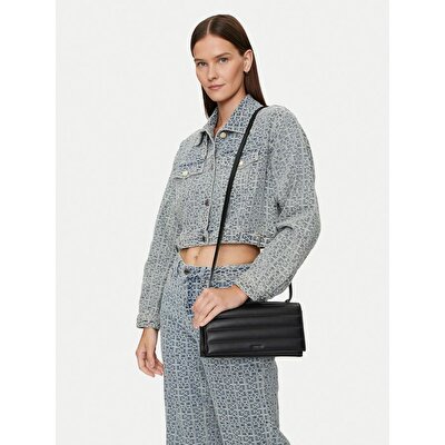 LINE QUILT SM CONV SHOULDER BAG