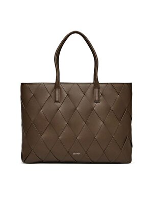 CK WOVEN MEDIUM SHOPPER