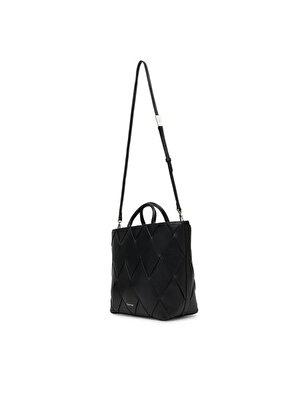 CK WOVEN MEDIUM TOTE