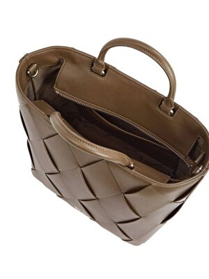 CK WOVEN MEDIUM TOTE