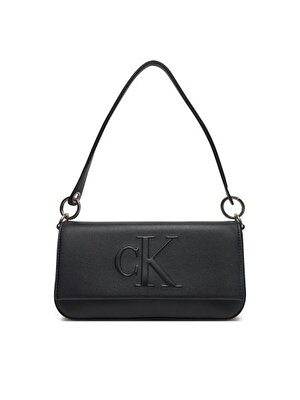 SCULPTED FLAP SHOULDER POUCH