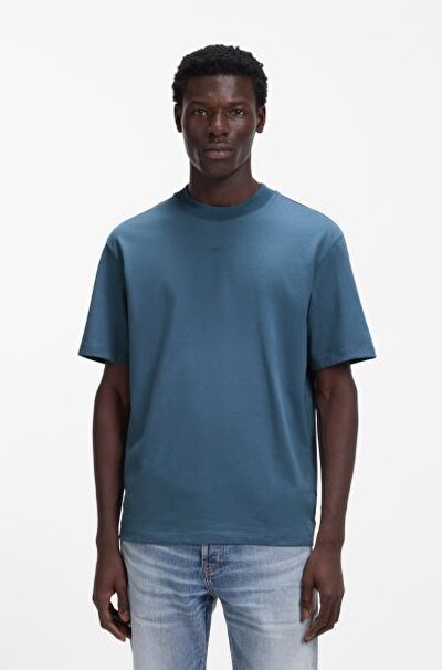 MAVİ LOGOLU ERKEK T-SHIRT