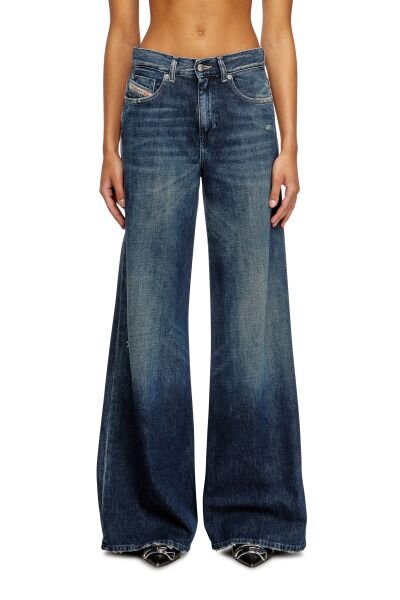 1978 D-AKEMI KOYU MAVI KADIN FLARE JEAN PANTOLON
