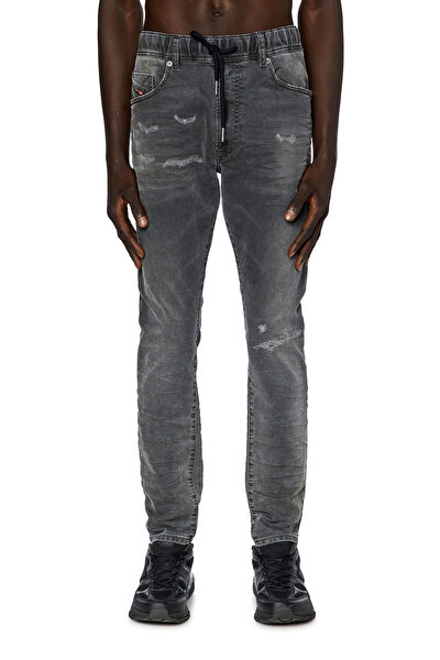 Diesel Erkek Tapered Fit Siyah Jean (E-KROOLEY JOGG)