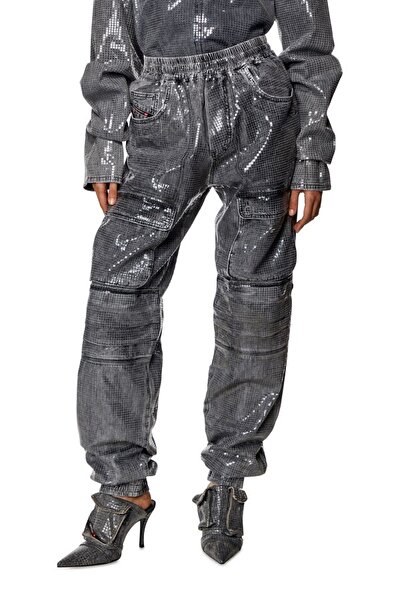 Diesel Kadın Straight Fit Antrasit Jean (D-MIRT-S)