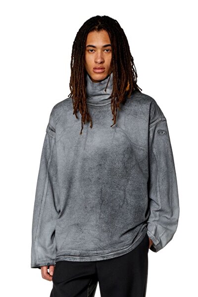Diesel Erkek Gri Sweatshirt