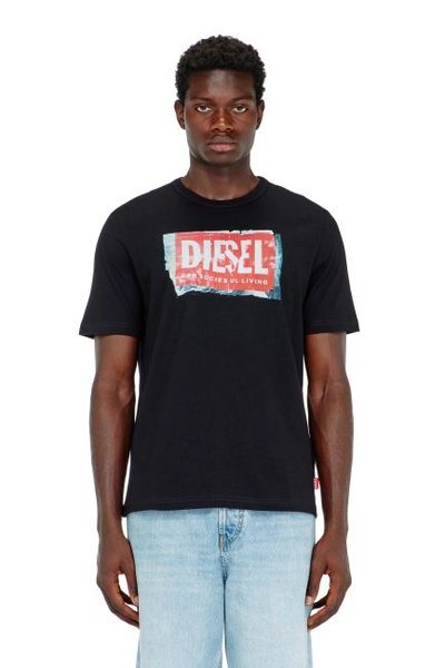 DIESEL Siyah ERKEK T-SHIRT 8055055070845 | JeansLab