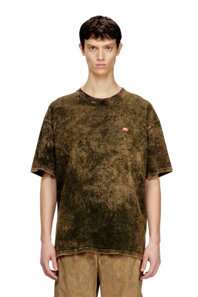 KAHVE LOGOLU ERKEK T-SHIRT