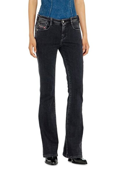 SİYAH KADIN 1969 D-EBBEY BOOTCUT JEAN PANTOLON