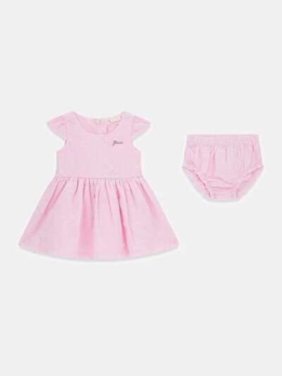 PEMBE BEBEK ELBİSE SETİ