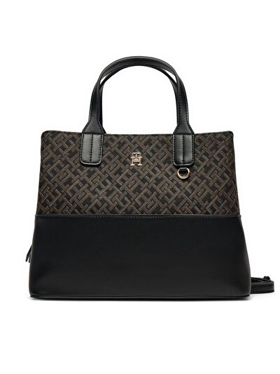 TH JACQUARD MED SATCHEL