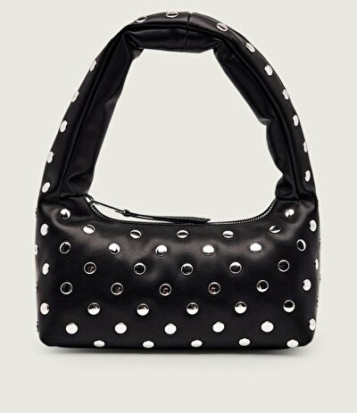 TJW HOLIDAY STUD SHOULDER BAG