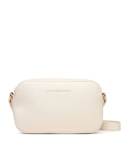 TH LOGO CAMERA BAG BEJ KADIN ÇAPRAZ ÇANTA