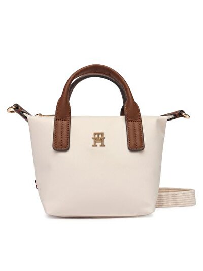 POPETTE MICRO TOTE BEJ KADIN OMUZ ÇANTASI