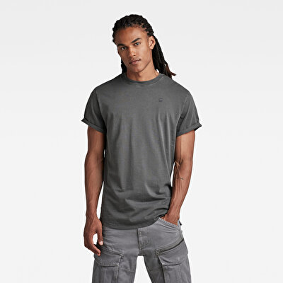 SİYAH LOGOLU ERKEK T-SHIRT