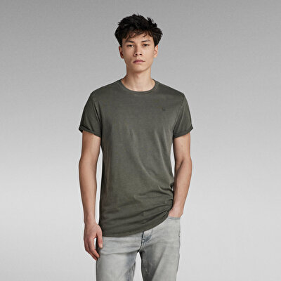 GRİ LOGOLU ERKEK T-SHIRT