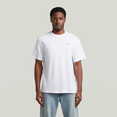 BEYAZ ERKEK LOGOLU REGULAR T-SHIRT