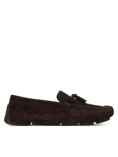 KAHVERENGİ ERKEK LOAFER DRIVER TASSELS