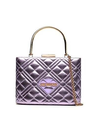 BORSA PU LAVANDA LAMINATO