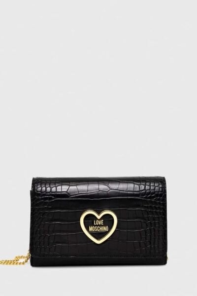 BORSA CROCCO PU NERO