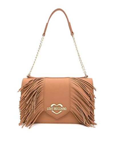 BORSA PU GRS FRANGE CAMMELLO