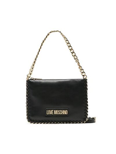 BORSA PU NERO+ CHAIN NERO