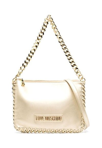 BORSA PU ORO + CHAIN ORO