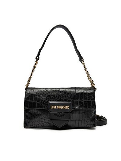BORSA PL SOFT CROCO NERO