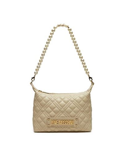 BORSA QUILTED  PU AVORIO