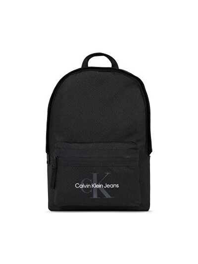 Calvin Klein Erkek Logo Detaylı Siyah Sırt Çantası