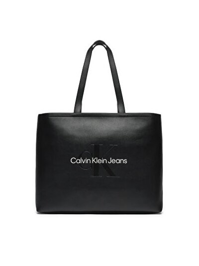 SCULPTED SLIM TOTE34 MONO