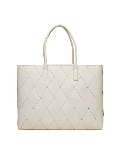 CK WOVEN MEDIUM SHOPPER