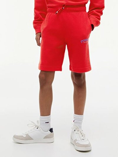 KIRMIZI LOGOLU ERKEK ÇOCUK ŞORT