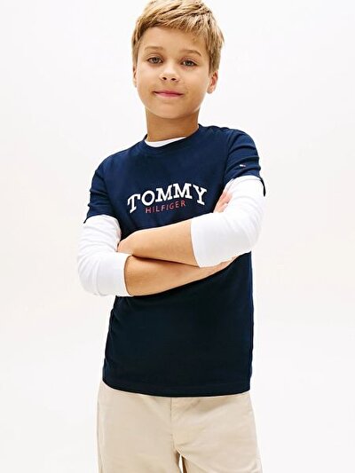 LACİVERT BASKILI ERKEK ÇOCUK T-SHIRT