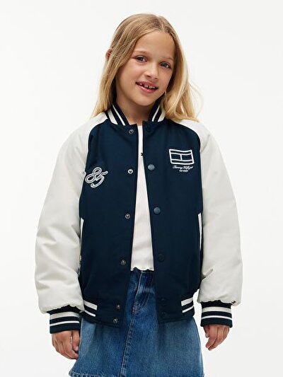LACİVERT ÇOCUK BOMBER CEKET