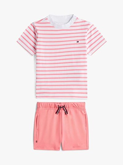 PEMBE BEBEK T-SHIRT ŞORT TAKIM