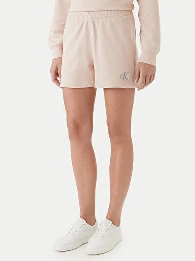 BEJ LOGOLU KADIN ŞORT