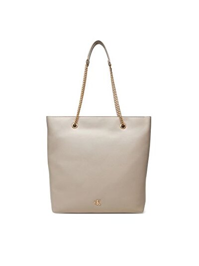 MINIMAL MONOGRAM CHAIN TOTE