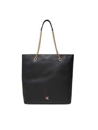 MINIMAL MONOGRAM CHAIN TOTE