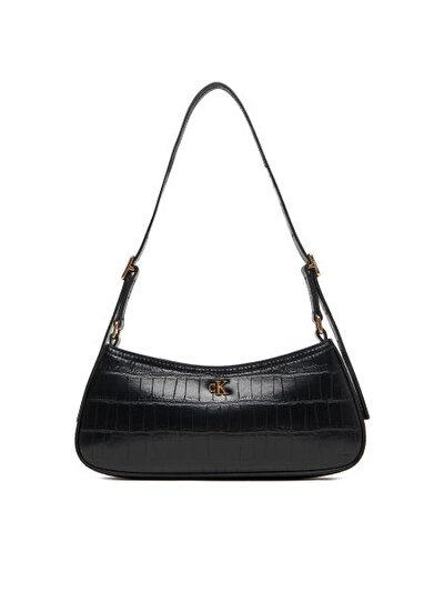 CK CROC SMALL SHOULDER BAG