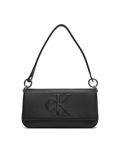 SCULPTED FLAP SHOULDER POUCH