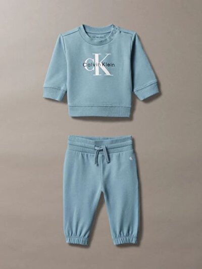 MAVİ BEBEK SWEATSHIRT EŞOFMAN TAKIM