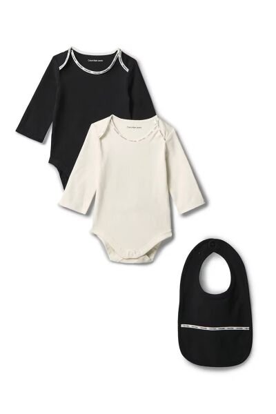 SİYAH BEYAZ BEBEK 2'Lİ PAKET BODY SETİ